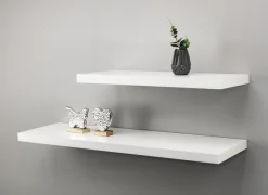 Zwevende plank ABILD 120x24 wit